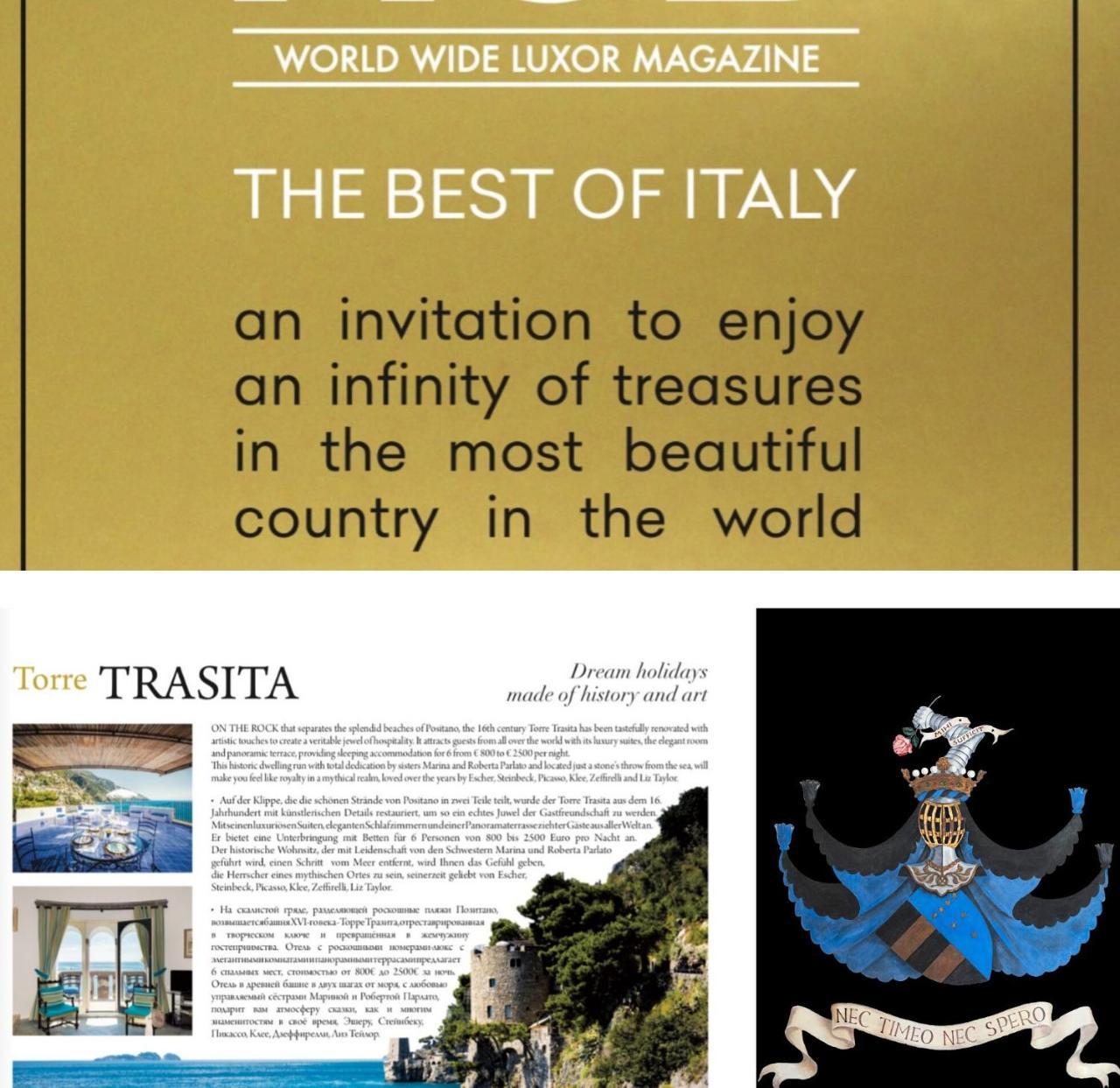 Villa Torre Trasita Luxury Suites Positano Luaran gambar